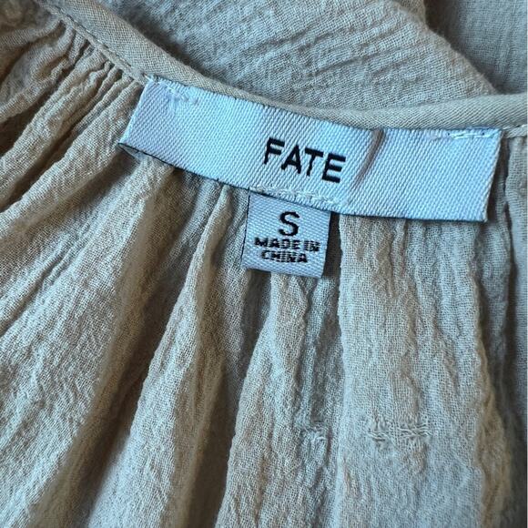 Fate Bright Boho Embroidered Cotton Gauze Blouse Size S - Picture 8 of 9